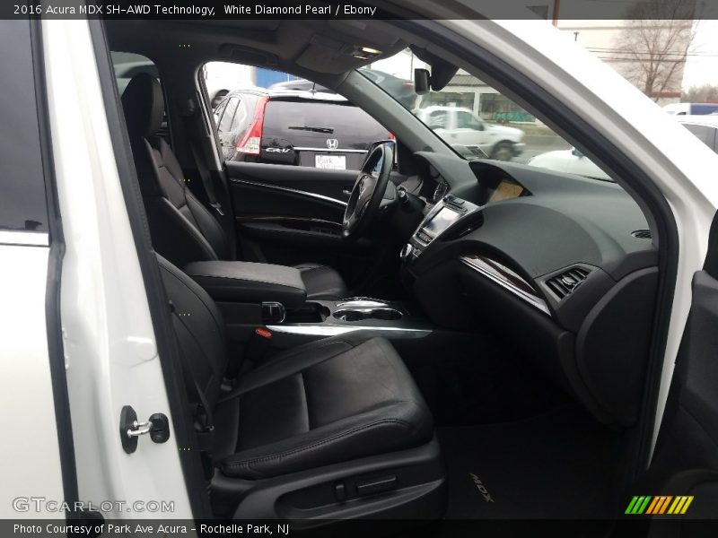 White Diamond Pearl / Ebony 2016 Acura MDX SH-AWD Technology