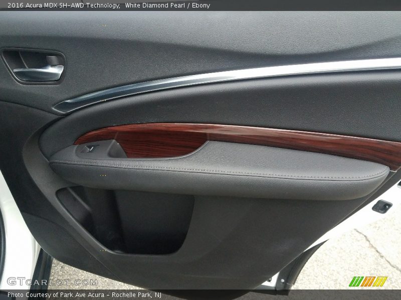 White Diamond Pearl / Ebony 2016 Acura MDX SH-AWD Technology