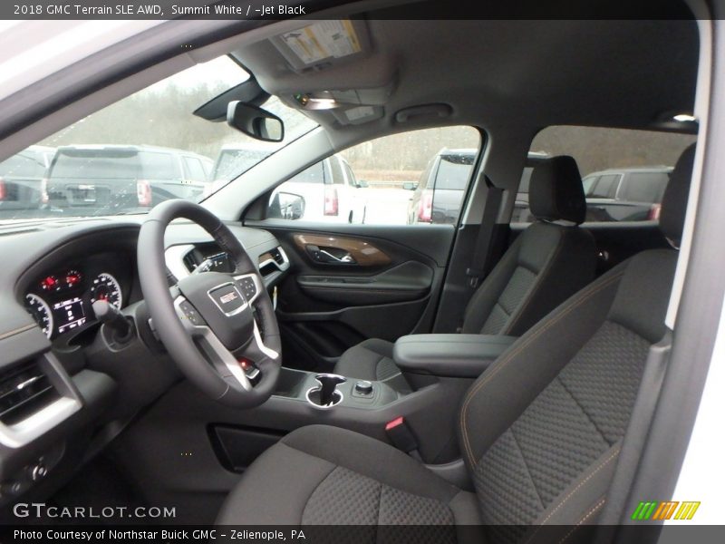 Summit White / ­Jet Black 2018 GMC Terrain SLE AWD