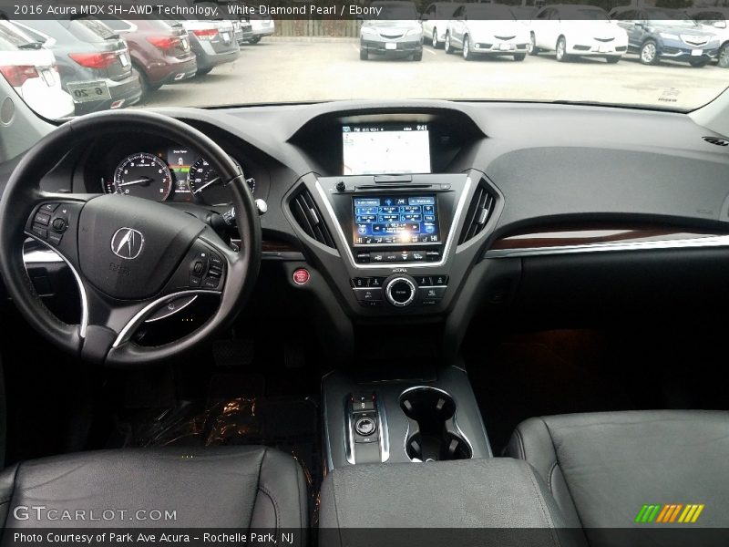 White Diamond Pearl / Ebony 2016 Acura MDX SH-AWD Technology