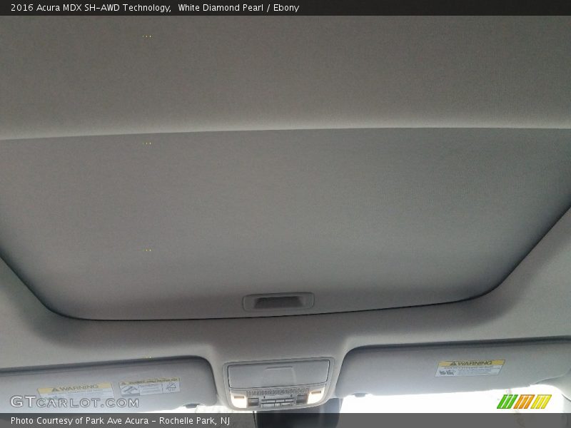 White Diamond Pearl / Ebony 2016 Acura MDX SH-AWD Technology