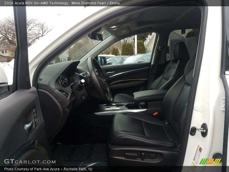 White Diamond Pearl / Ebony 2016 Acura MDX SH-AWD Technology