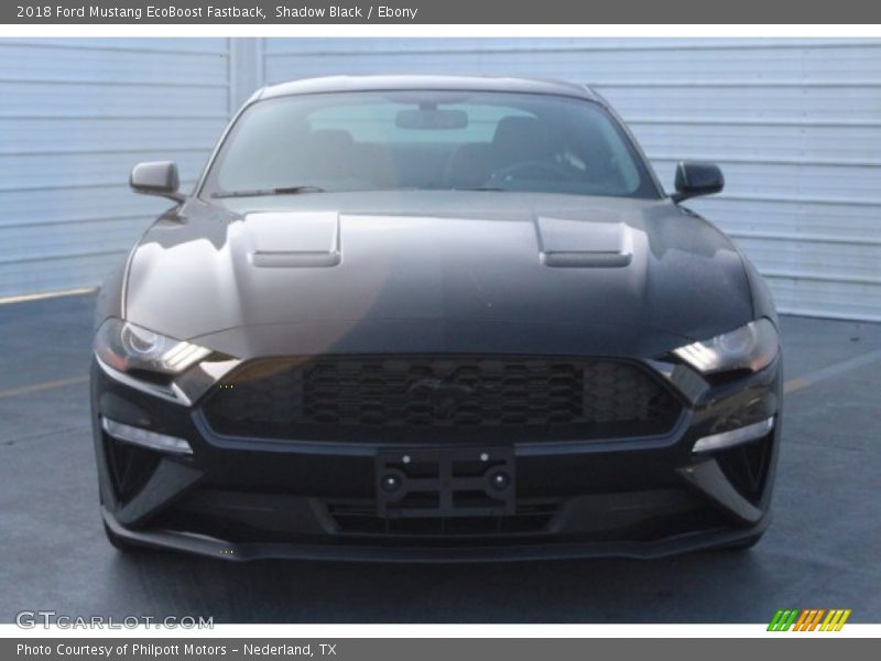 Shadow Black / Ebony 2018 Ford Mustang EcoBoost Fastback