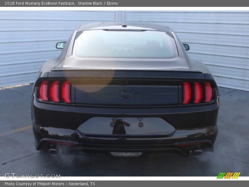 Shadow Black / Ebony 2018 Ford Mustang EcoBoost Fastback
