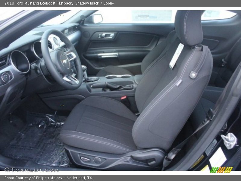 Shadow Black / Ebony 2018 Ford Mustang EcoBoost Fastback