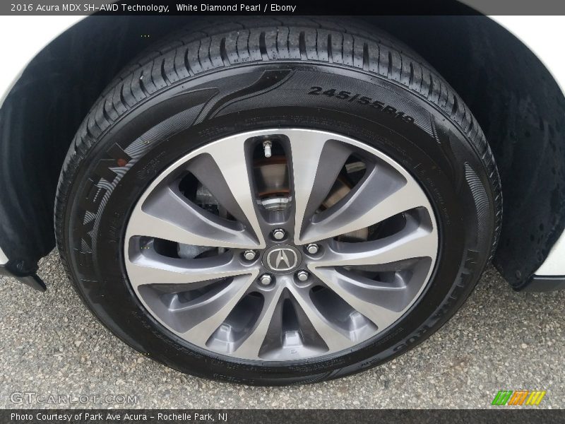 White Diamond Pearl / Ebony 2016 Acura MDX SH-AWD Technology