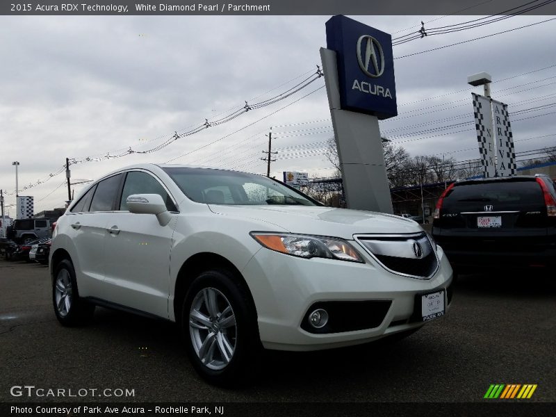 White Diamond Pearl / Parchment 2015 Acura RDX Technology