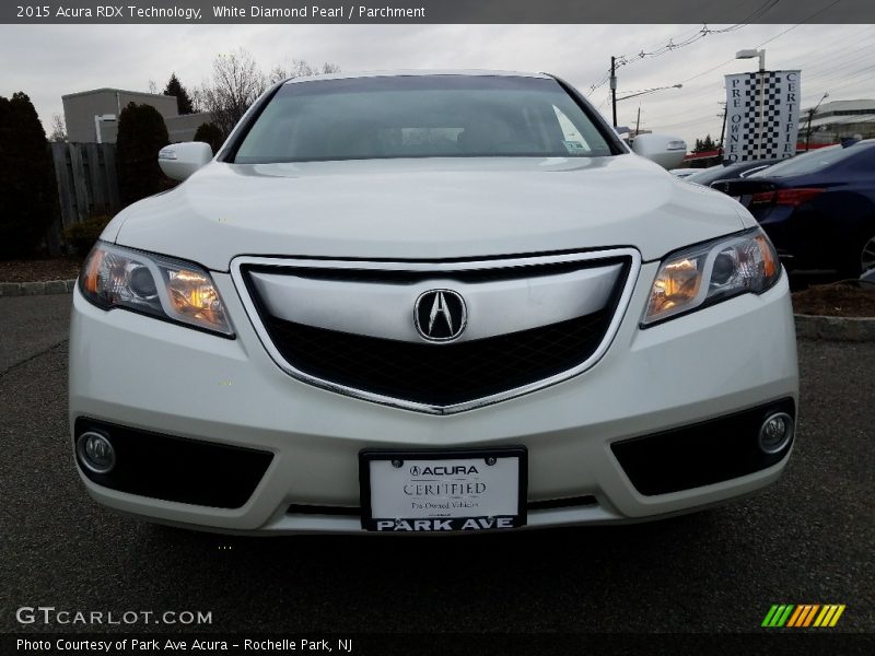 White Diamond Pearl / Parchment 2015 Acura RDX Technology