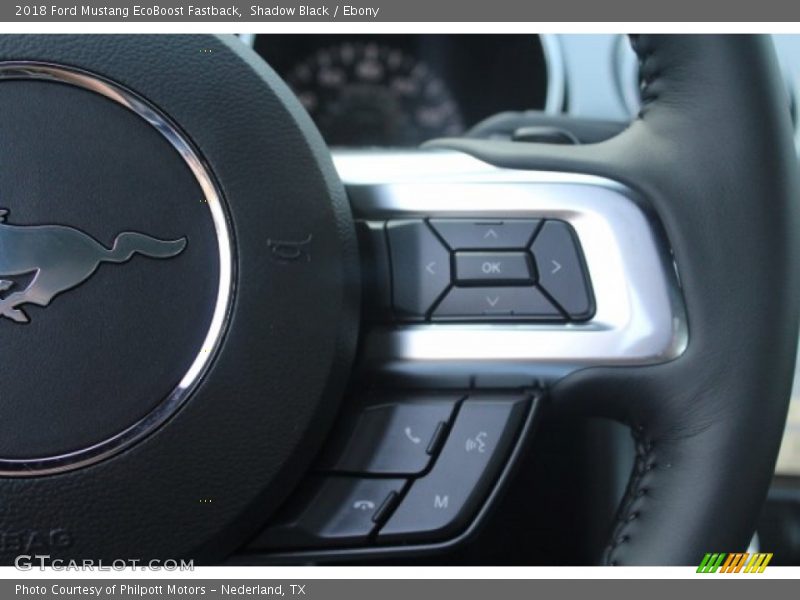 Shadow Black / Ebony 2018 Ford Mustang EcoBoost Fastback