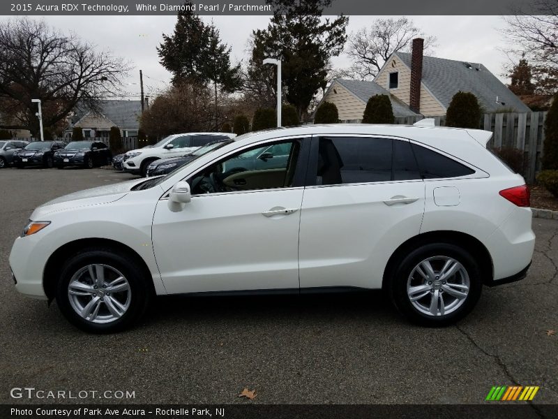 White Diamond Pearl / Parchment 2015 Acura RDX Technology