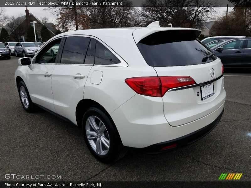 White Diamond Pearl / Parchment 2015 Acura RDX Technology