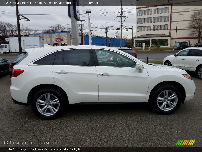 White Diamond Pearl / Parchment 2015 Acura RDX Technology