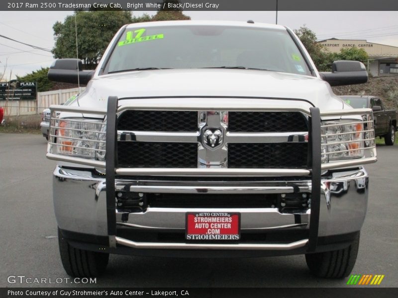 Bright White / Black/Diesel Gray 2017 Ram 2500 Tradesman Crew Cab