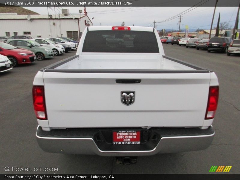 Bright White / Black/Diesel Gray 2017 Ram 2500 Tradesman Crew Cab