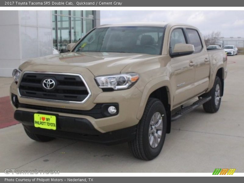 Quicksand / Cement Gray 2017 Toyota Tacoma SR5 Double Cab