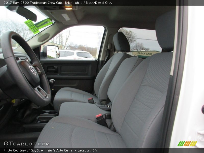 Bright White / Black/Diesel Gray 2017 Ram 2500 Tradesman Crew Cab