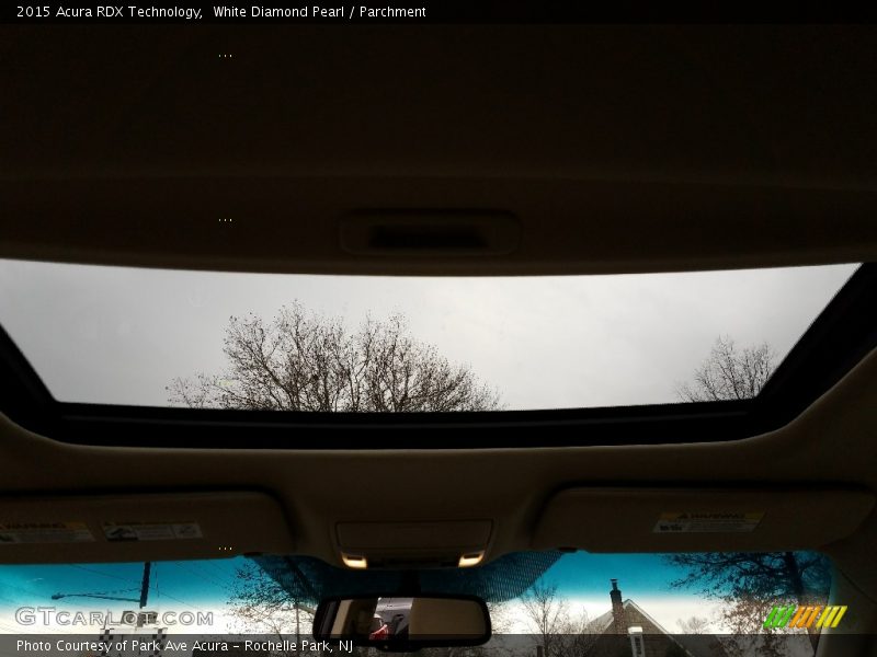 White Diamond Pearl / Parchment 2015 Acura RDX Technology