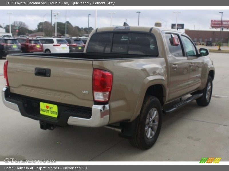 Quicksand / Cement Gray 2017 Toyota Tacoma SR5 Double Cab