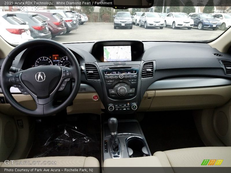 White Diamond Pearl / Parchment 2015 Acura RDX Technology