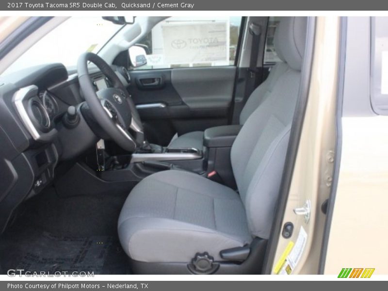Quicksand / Cement Gray 2017 Toyota Tacoma SR5 Double Cab