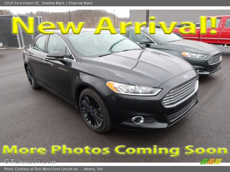 Shadow Black / Charcoal Black 2016 Ford Fusion SE