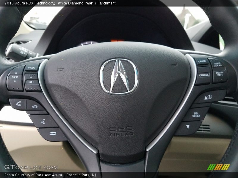 White Diamond Pearl / Parchment 2015 Acura RDX Technology