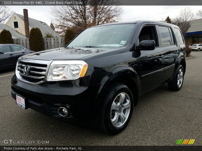 Crystal Black Pearl / Gray 2015 Honda Pilot EX 4WD