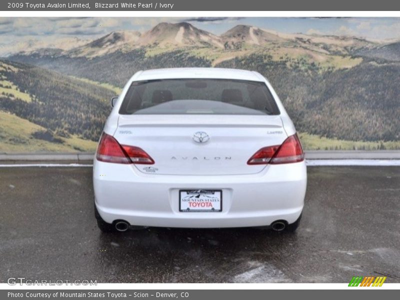 Blizzard White Pearl / Ivory 2009 Toyota Avalon Limited