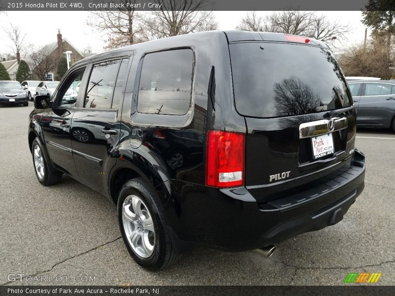 Crystal Black Pearl / Gray 2015 Honda Pilot EX 4WD