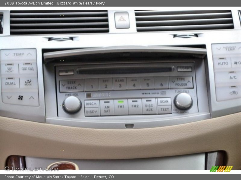 Blizzard White Pearl / Ivory 2009 Toyota Avalon Limited