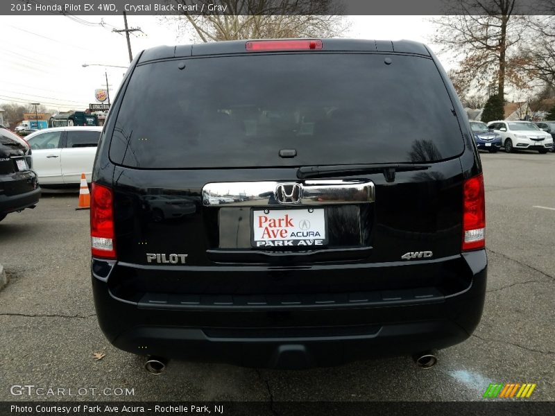 Crystal Black Pearl / Gray 2015 Honda Pilot EX 4WD