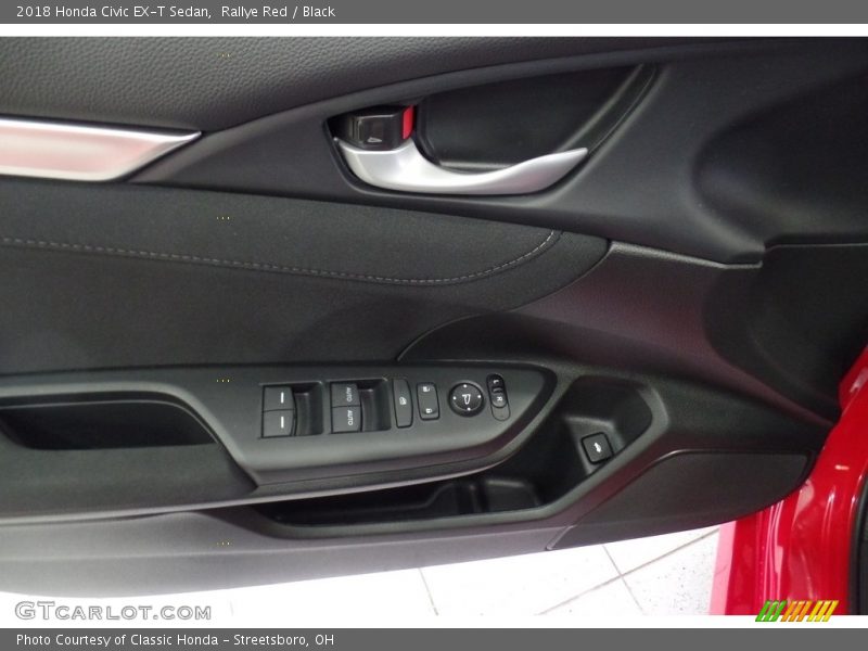 Rallye Red / Black 2018 Honda Civic EX-T Sedan
