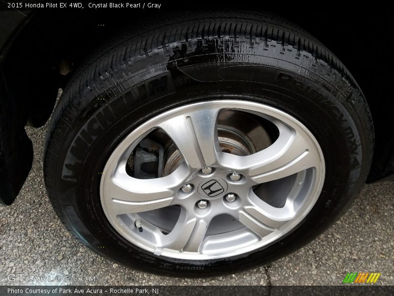 Crystal Black Pearl / Gray 2015 Honda Pilot EX 4WD