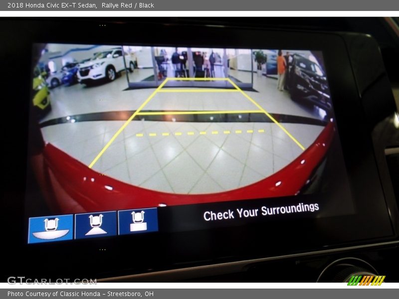 Rallye Red / Black 2018 Honda Civic EX-T Sedan