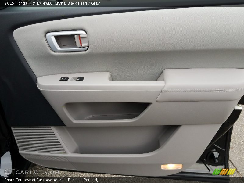 Crystal Black Pearl / Gray 2015 Honda Pilot EX 4WD