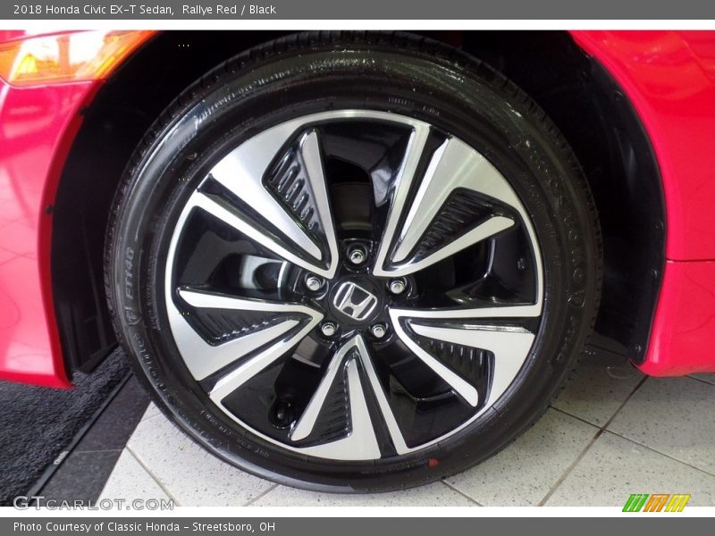 Rallye Red / Black 2018 Honda Civic EX-T Sedan