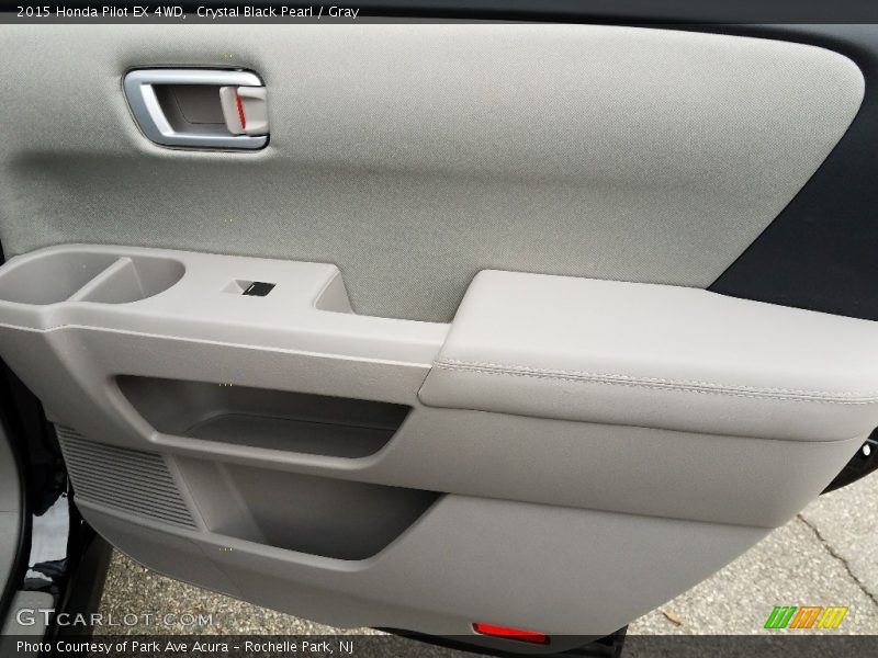 Crystal Black Pearl / Gray 2015 Honda Pilot EX 4WD