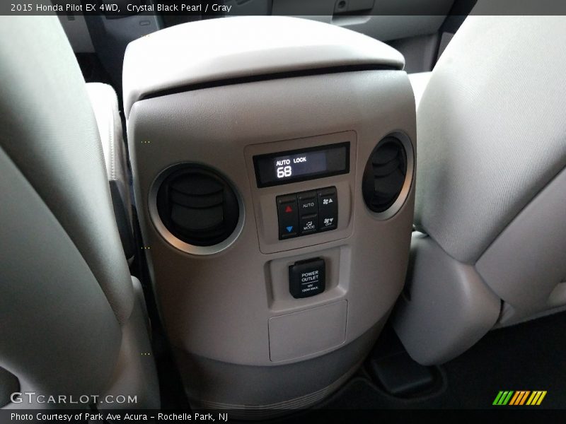 Crystal Black Pearl / Gray 2015 Honda Pilot EX 4WD