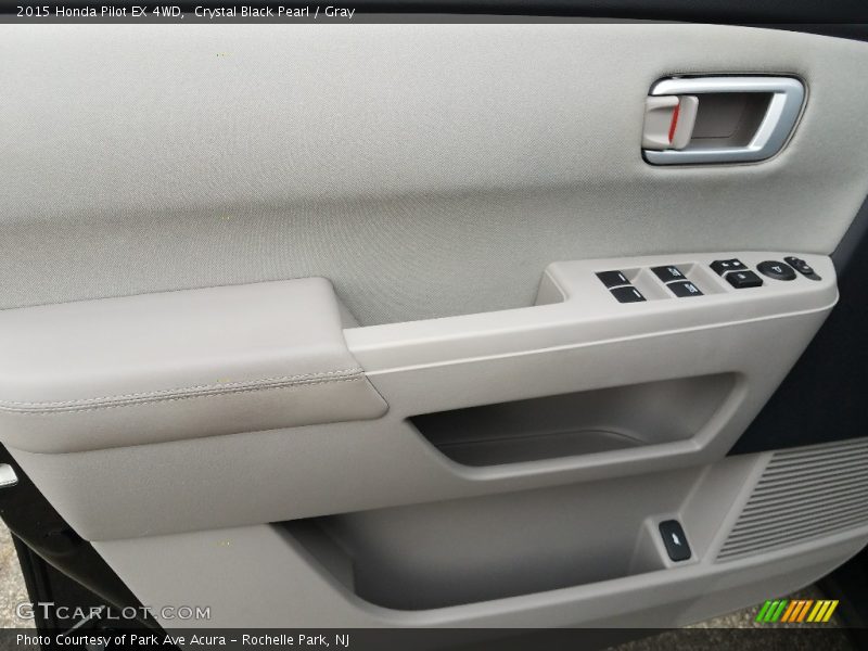 Crystal Black Pearl / Gray 2015 Honda Pilot EX 4WD
