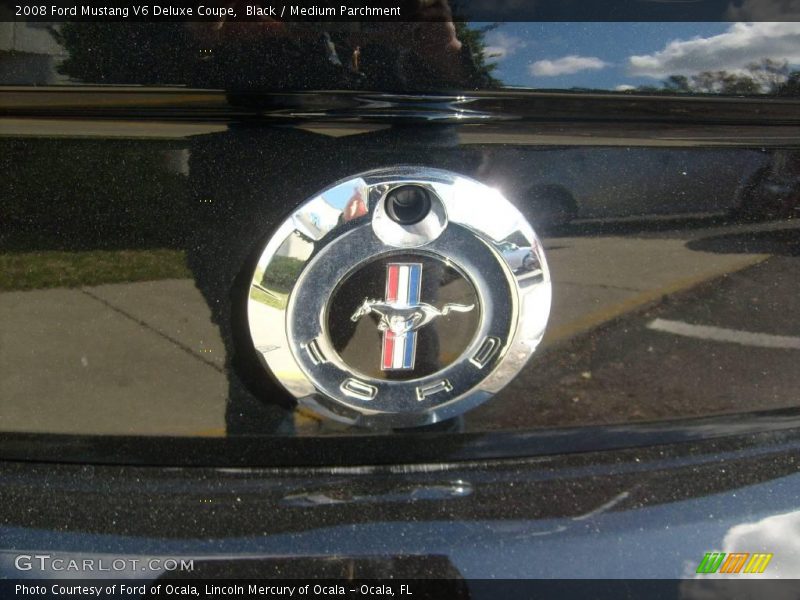 Black / Medium Parchment 2008 Ford Mustang V6 Deluxe Coupe