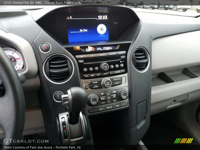 Crystal Black Pearl / Gray 2015 Honda Pilot EX 4WD