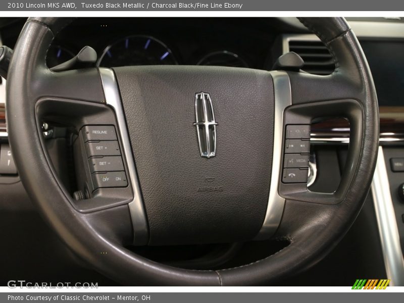 Tuxedo Black Metallic / Charcoal Black/Fine Line Ebony 2010 Lincoln MKS AWD