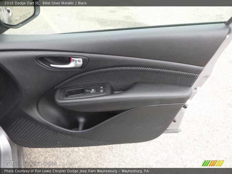 Billet Silver Metallic / Black 2016 Dodge Dart SE