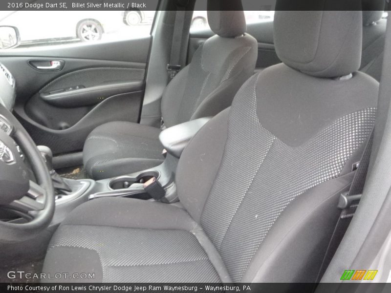 Billet Silver Metallic / Black 2016 Dodge Dart SE