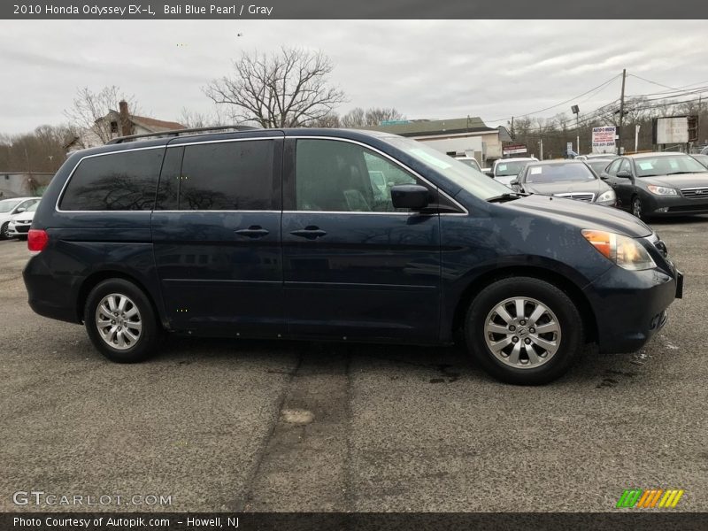 Bali Blue Pearl / Gray 2010 Honda Odyssey EX-L
