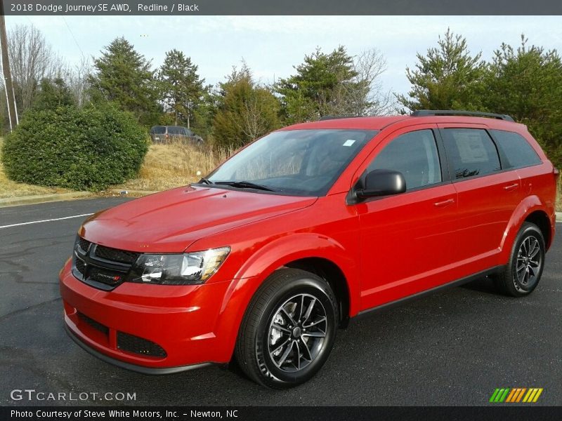 Redline / Black 2018 Dodge Journey SE AWD