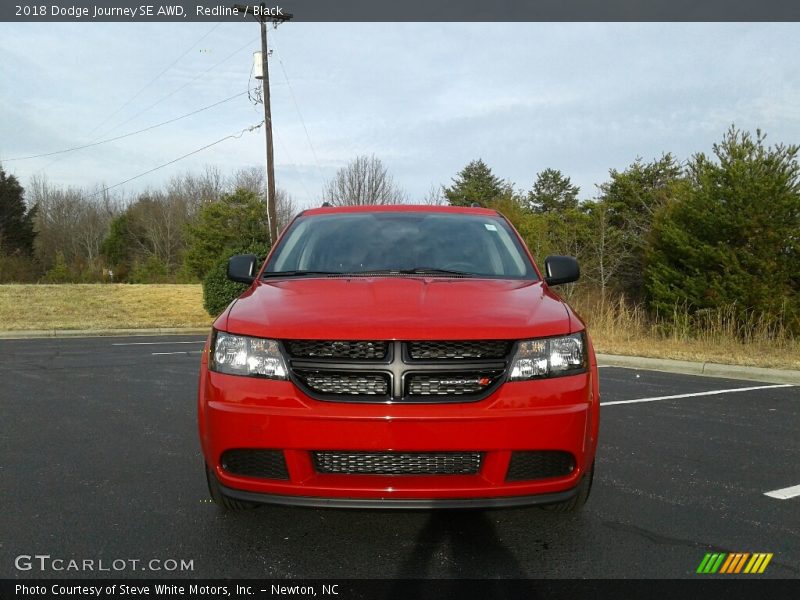 Redline / Black 2018 Dodge Journey SE AWD
