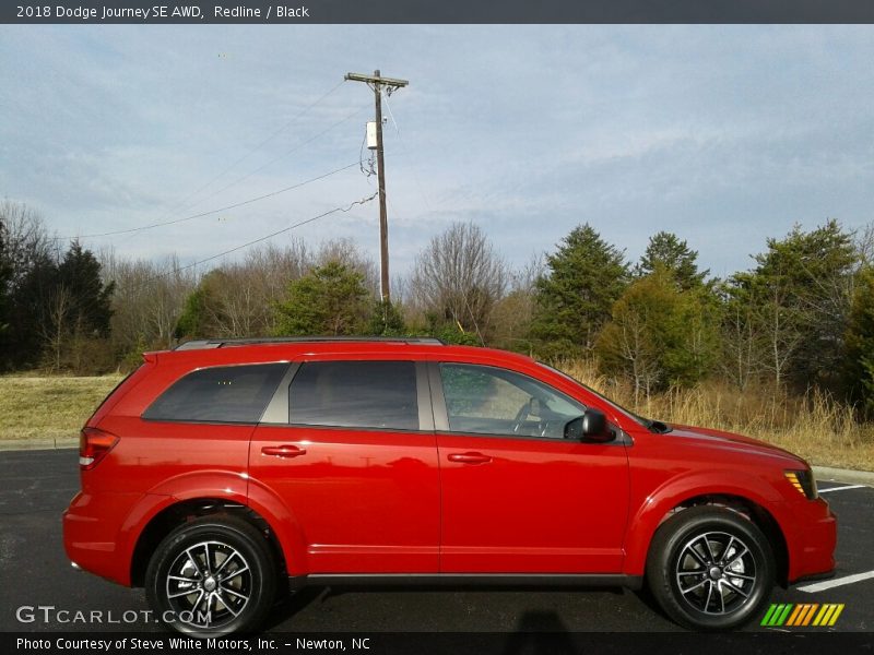 Redline / Black 2018 Dodge Journey SE AWD