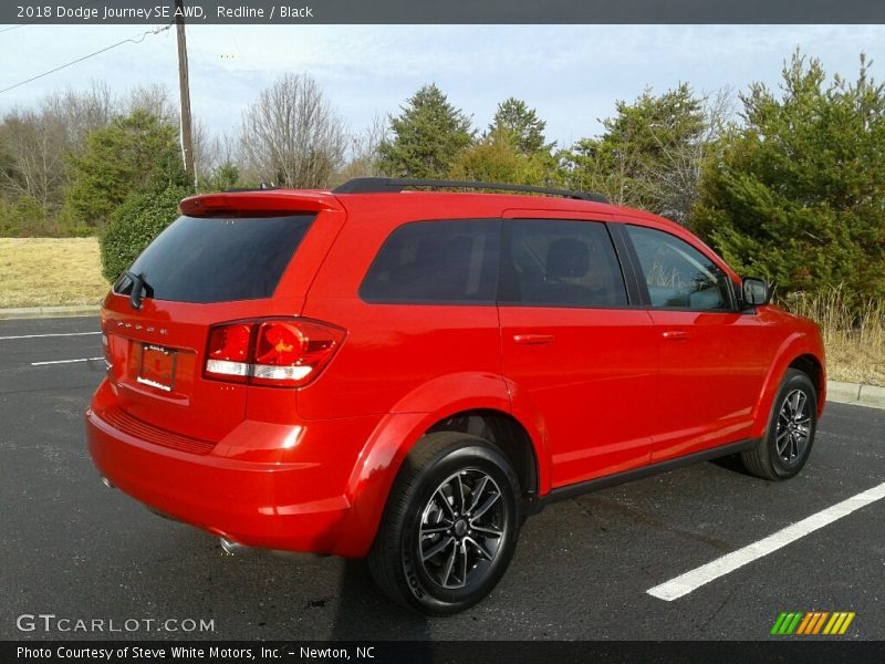 Redline / Black 2018 Dodge Journey SE AWD