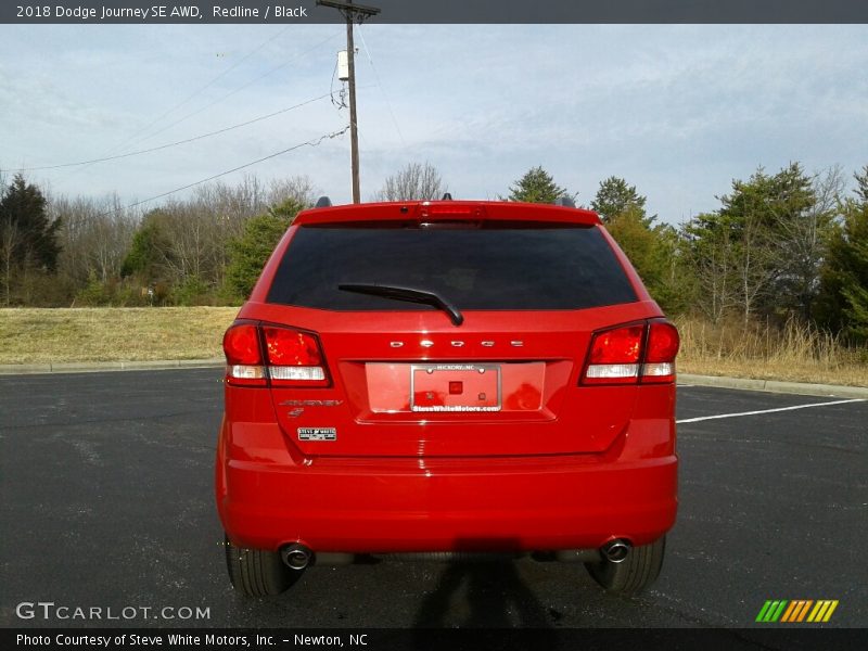 Redline / Black 2018 Dodge Journey SE AWD